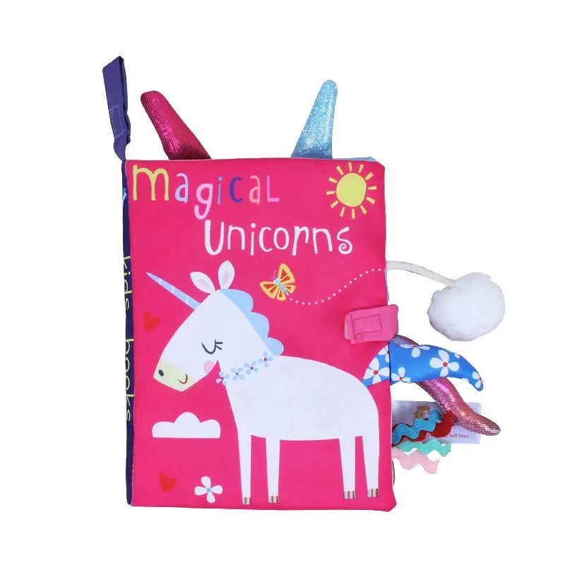 Baby Sound Book – Interactive Sensory Learning Cloth Book for 0–36 Months