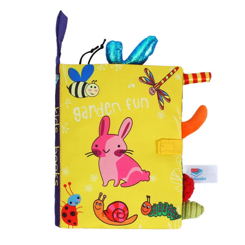 Baby Sound Book – Interactive Sensory Learning Cloth Book for 0–36 Months