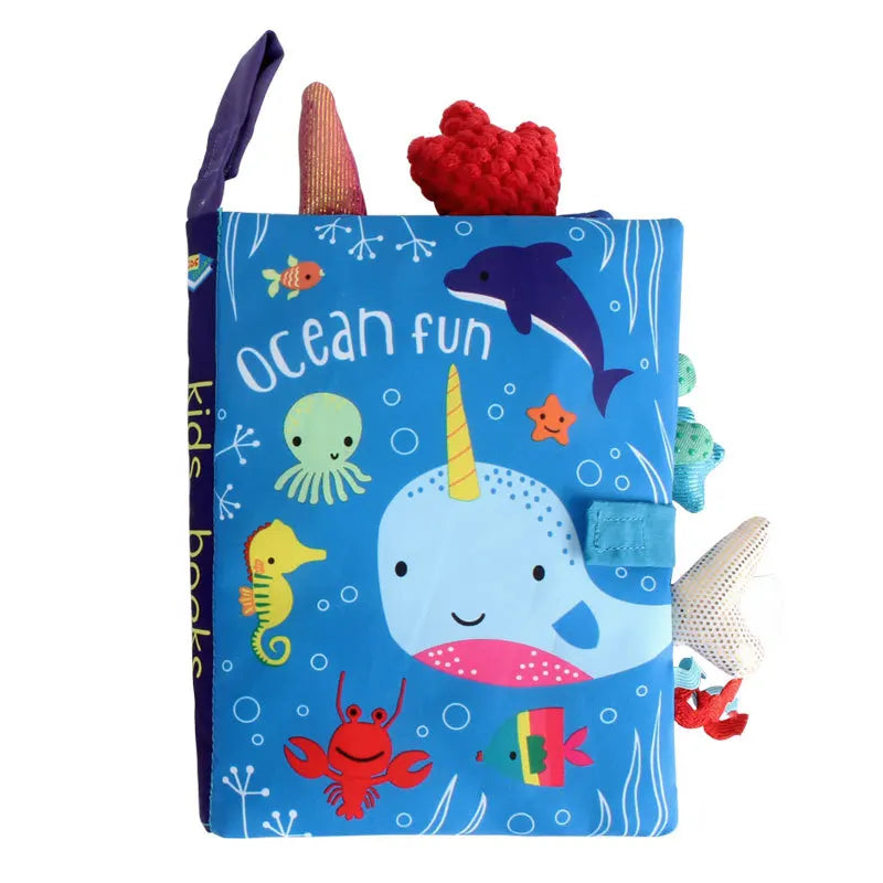 Baby Sound Book – Interactive Sensory Learning Cloth Book for 0–36 Months
