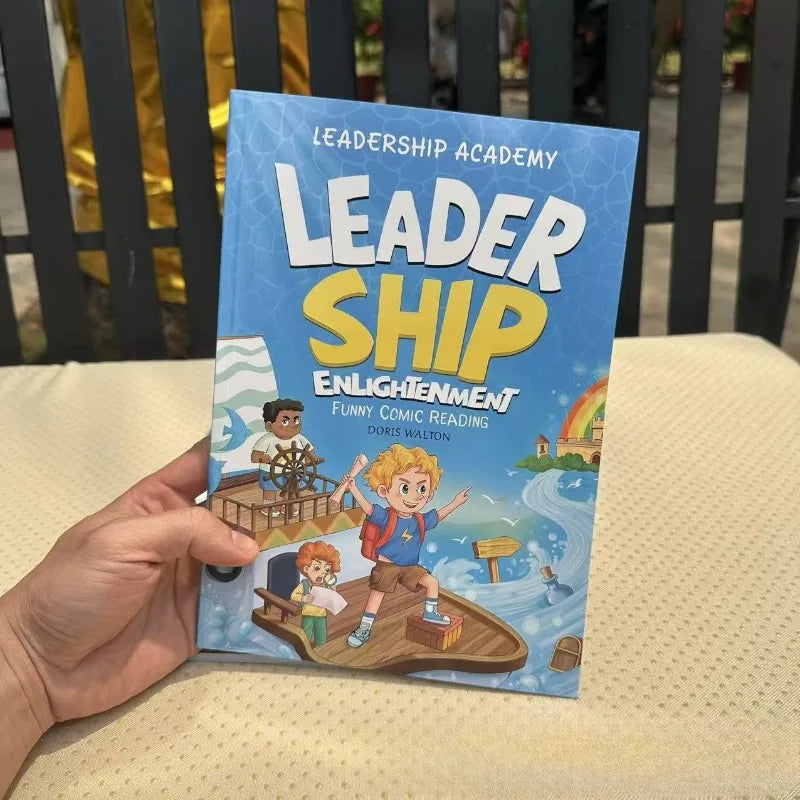 2-Book Set: Street Smart + Leadership Comic Books for Kids – English Parent-Child Educational Reading