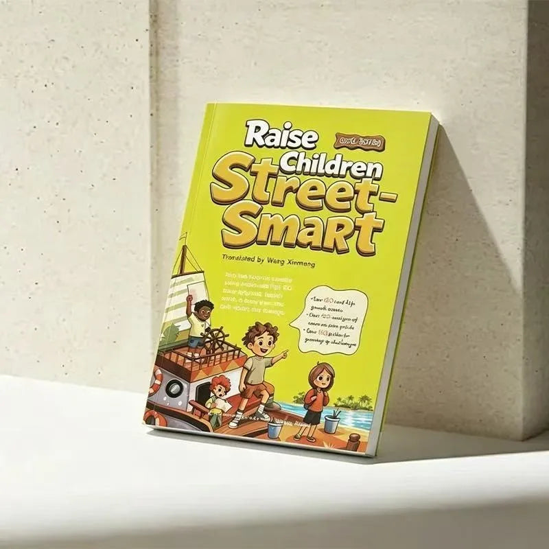 2-Book Set: Street Smart + Leadership Comic Books for Kids – English Parent-Child Educational Reading