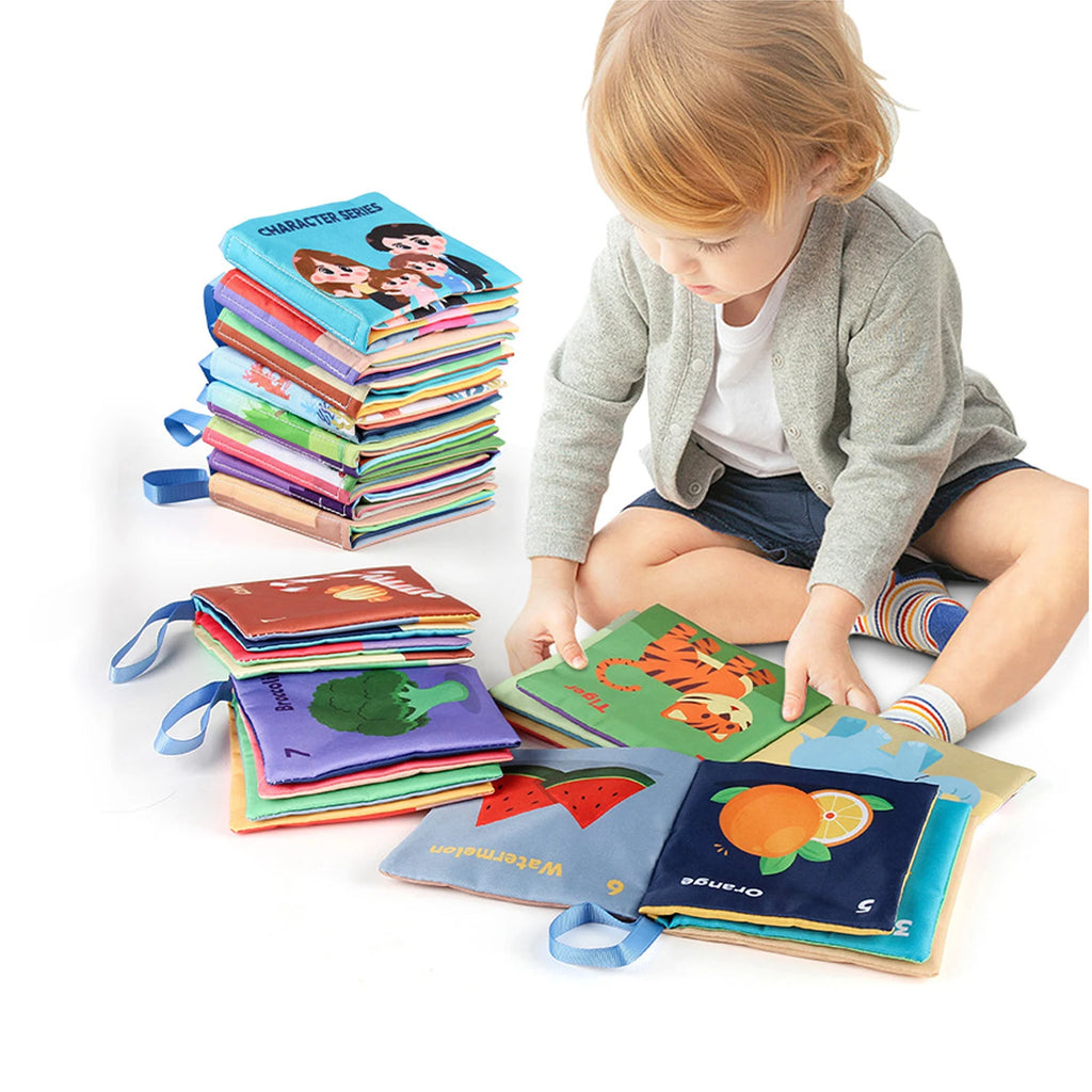 Montessori 3D Sensory Cloth Book for Babies
