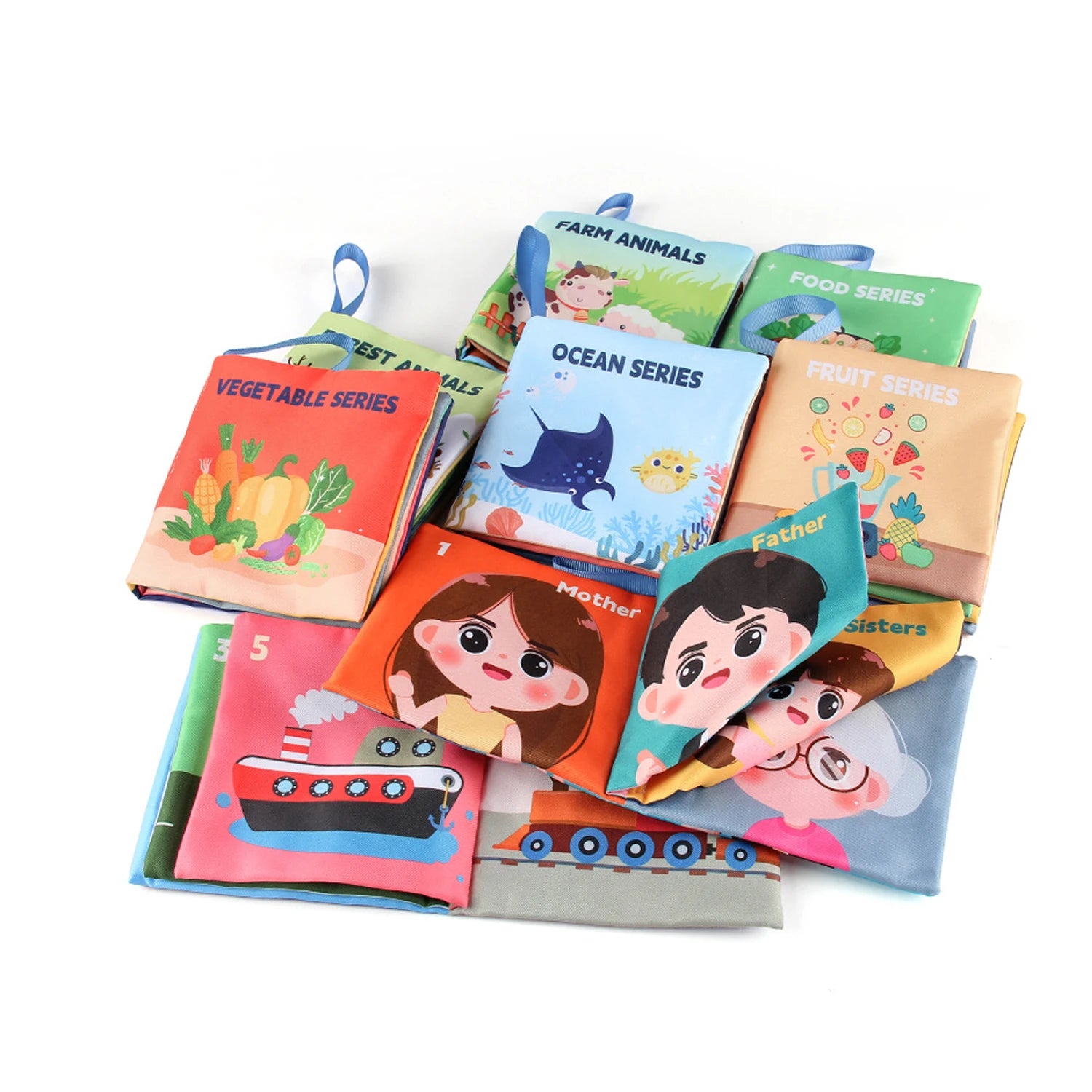Montessori 3D Sensory Cloth Book for Babies