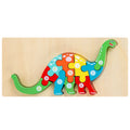 Montessori Wooden Dinosaur Puzzle for Toddlers – Kids Toy for Ages 2, 3 & 4
