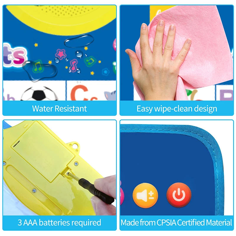 Electronic Talking ABC Alphabet Wall Chart – Educational Learning Toy for Toddlers