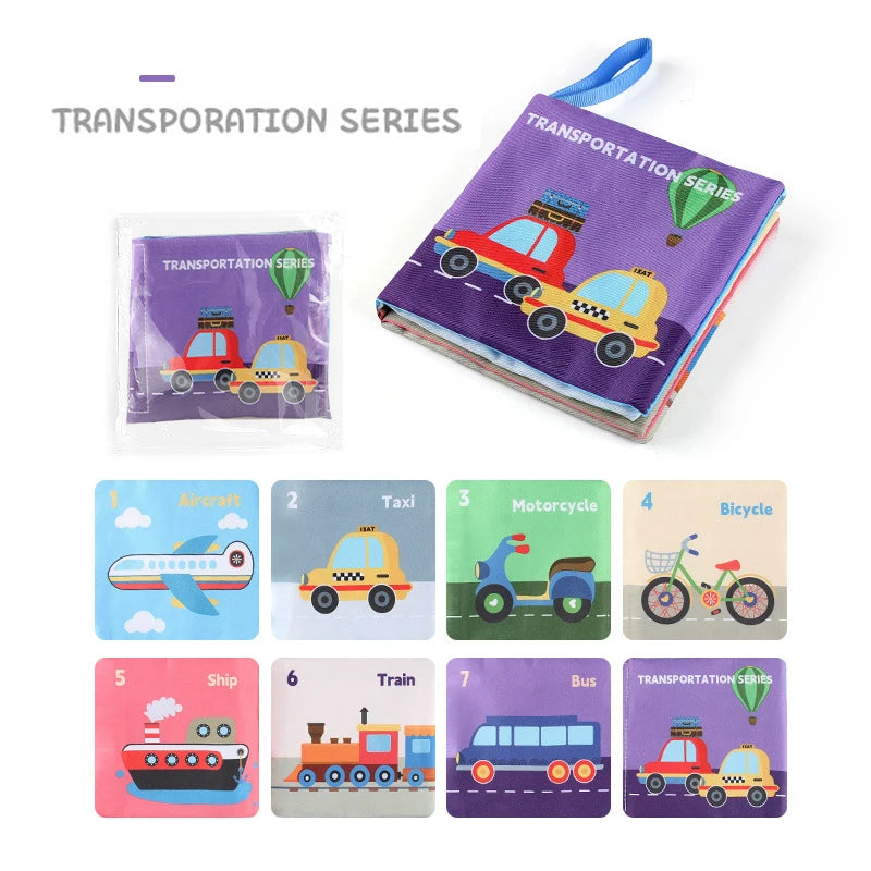 Montessori 3D Sensory Cloth Book for Babies