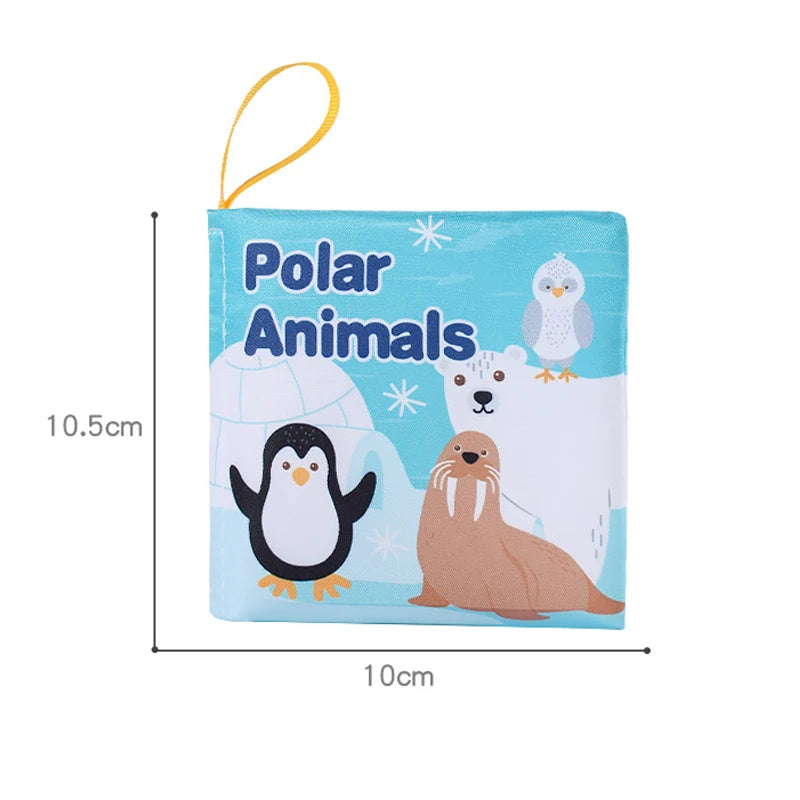 Baby Soft Cloth Book – Sensory Learning Toy for Newborns & Babies 0–12 Months