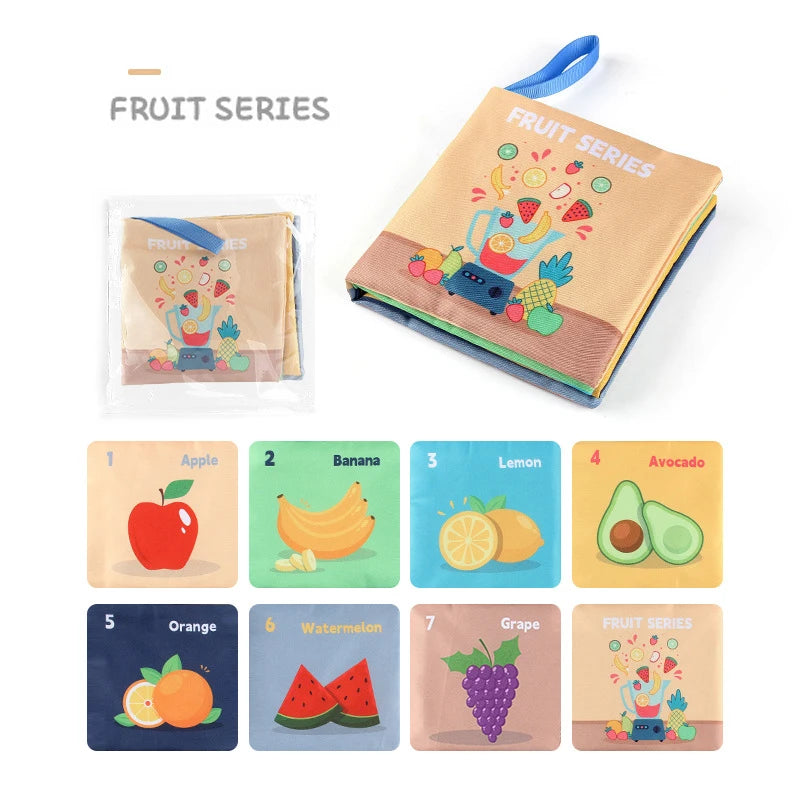 Montessori 3D Sensory Cloth Book for Babies