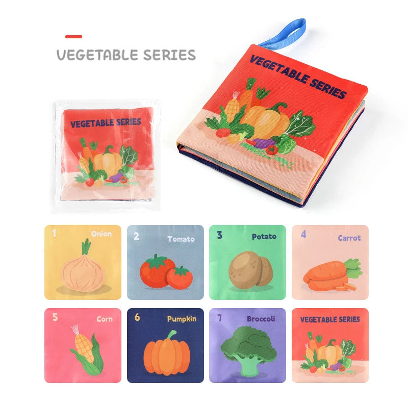 Montessori 3D Sensory Cloth Book for Babies