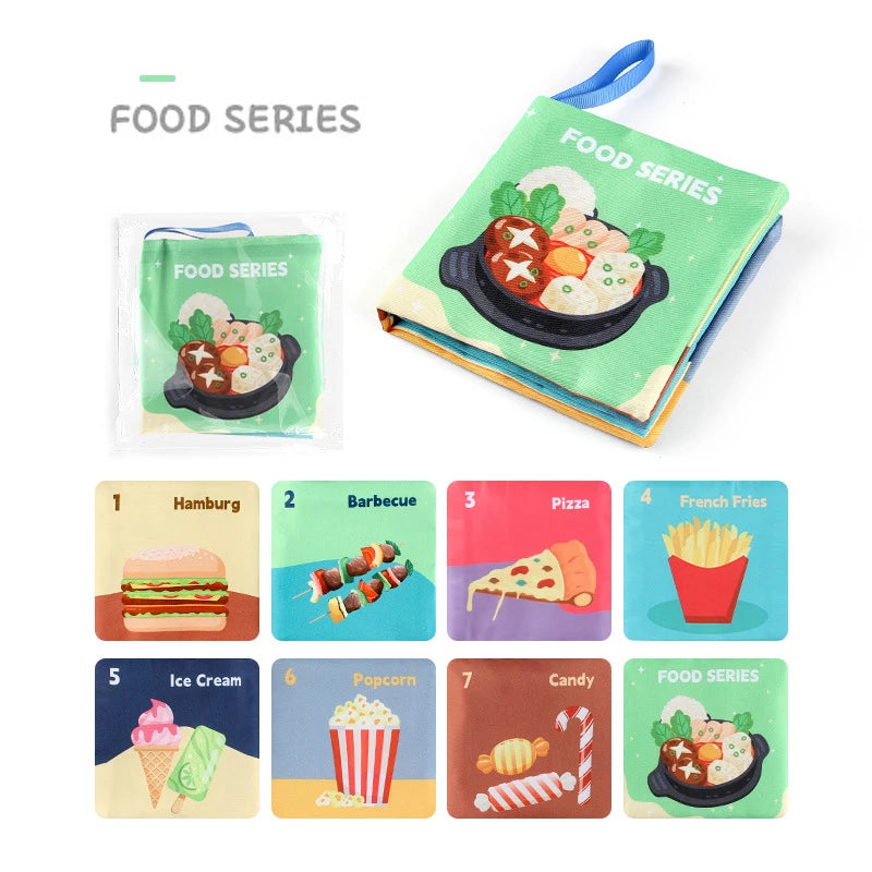 Montessori 3D Sensory Cloth Book for Babies