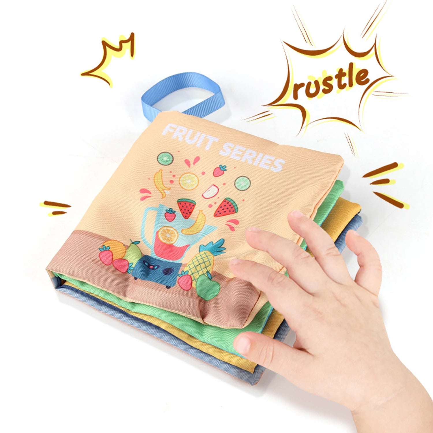 Montessori 3D Sensory Cloth Book for Babies