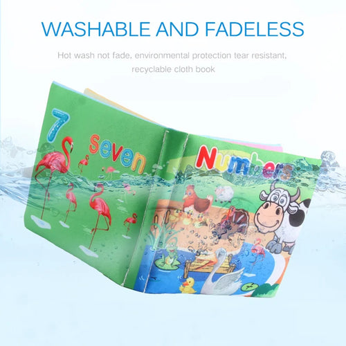 Baby Cloth Book – Early Educational Toy for Toddlers 12–72 Months | Fruits, Animals, Numbers & Food